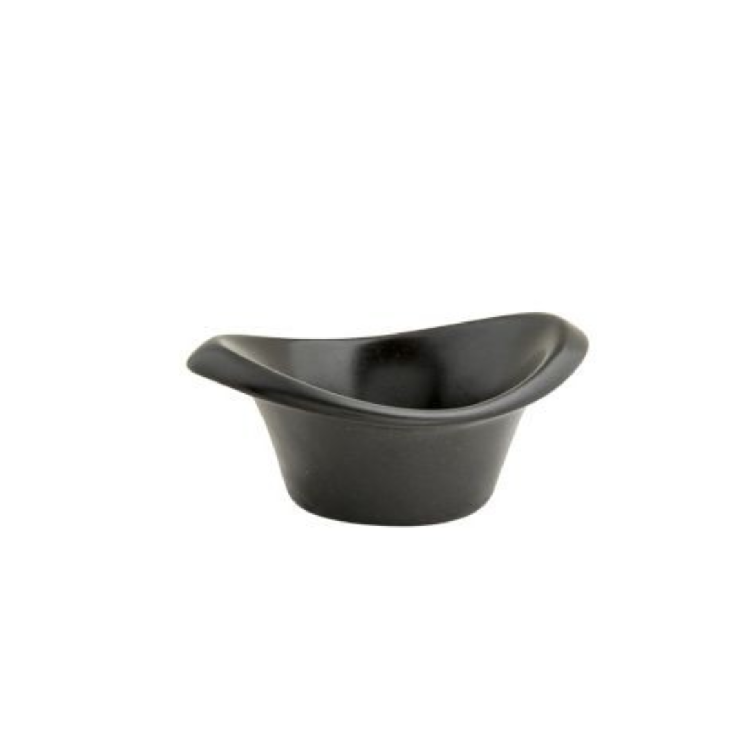 Bowl Aperitivo Negro Ovalado 9,5 x 6,8 x H4 cm
