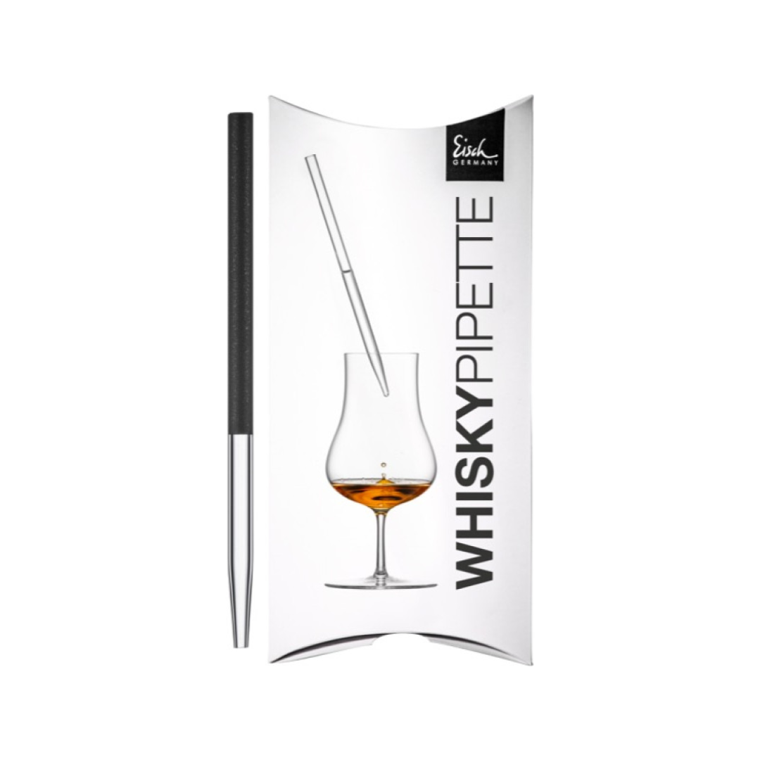 Pipeta, gotero de agua para whisky negro