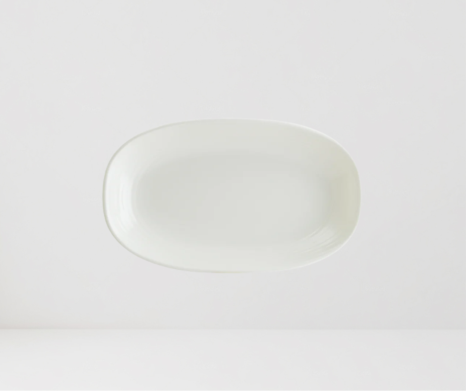 Plato Ovalado Gourmet Loop 34x19 cm - Colección Loop