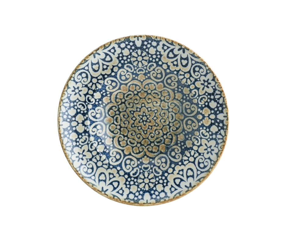 Plato Hondo Gourmet Alhambra | Porcelana Edge Chip | 24 cm | 400 cc