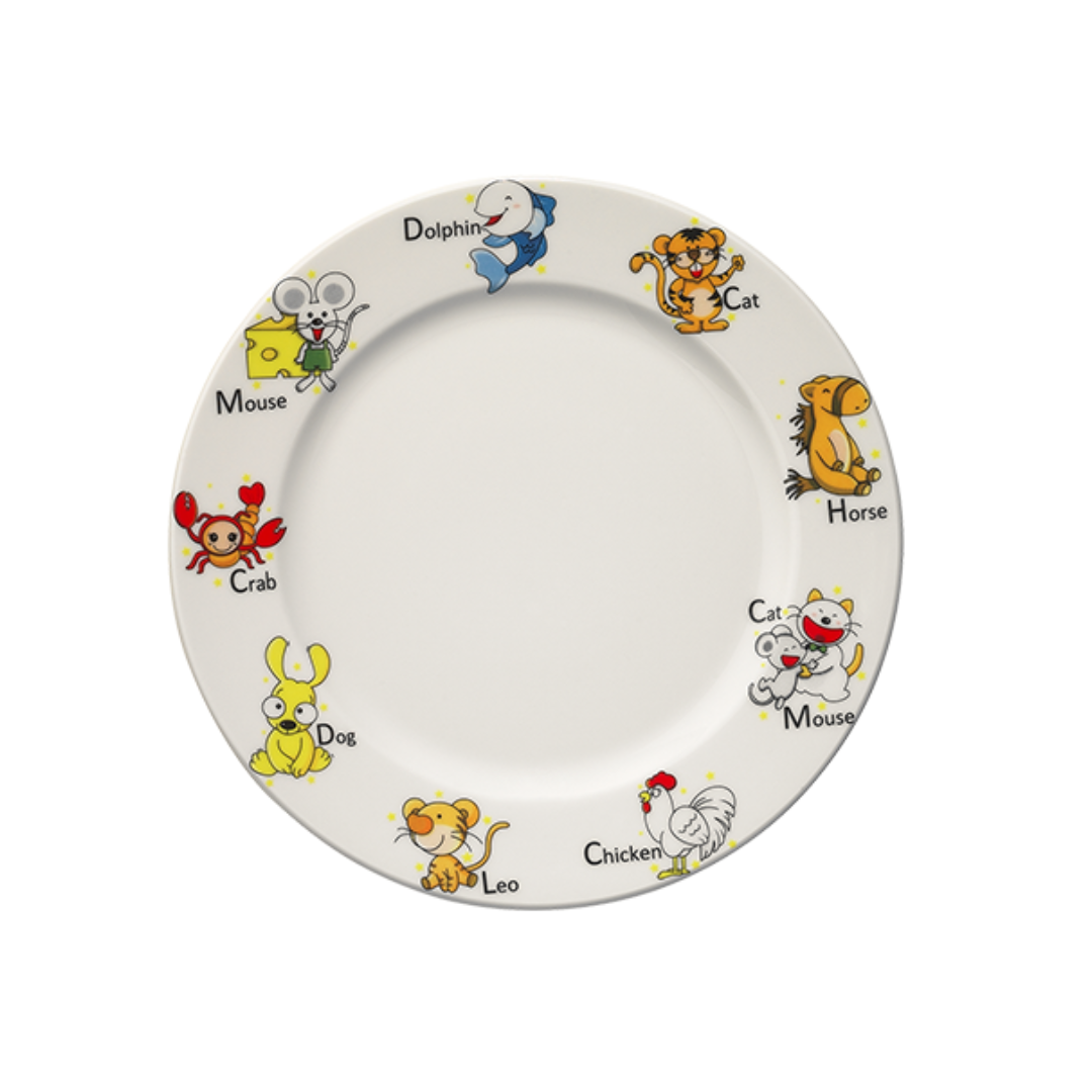 Plato Llano para Niños Kids Banquet 25 cm