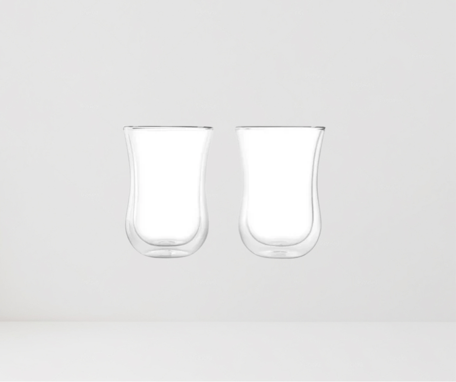 SET DE 2 VASOS DOBLE VIDRIO PARA CAFÉ STOLZLE 23O ML