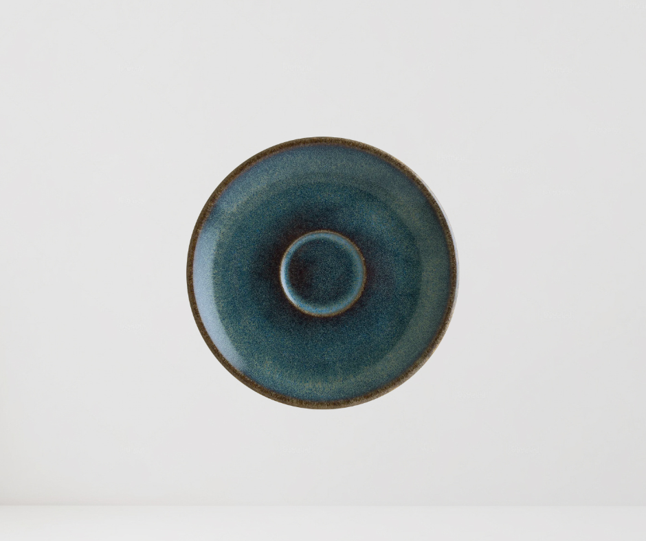 PLATILLO DE CAFÉ SPHERE OCEAN 16 CM