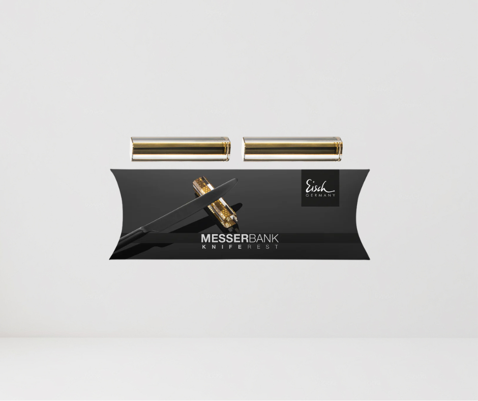 Soporte para Cuchillos Eisch - Set de 2 Piezas en Caja de Regalo