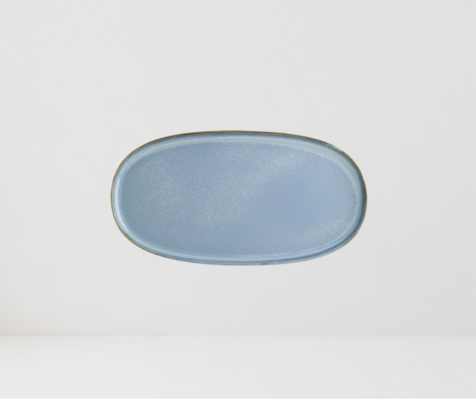 PLATO OVALADO SKY 30 CM