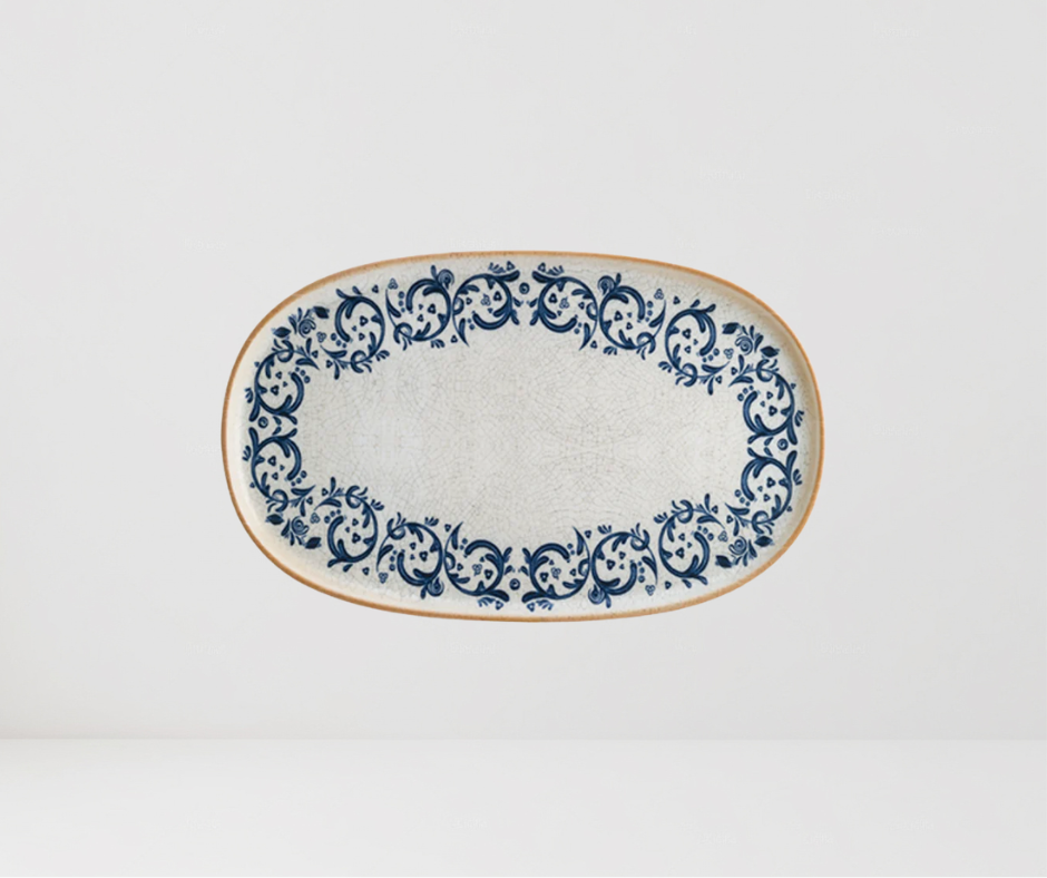 Plato Ovalado Viento Hygge 34 cm