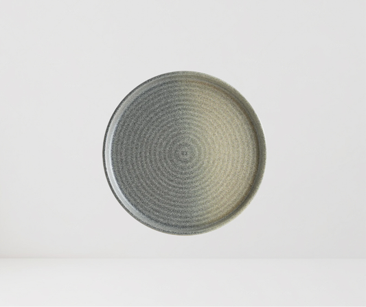 Plato Llano Hornfels Ripple 26 cm - Colección Hornfels