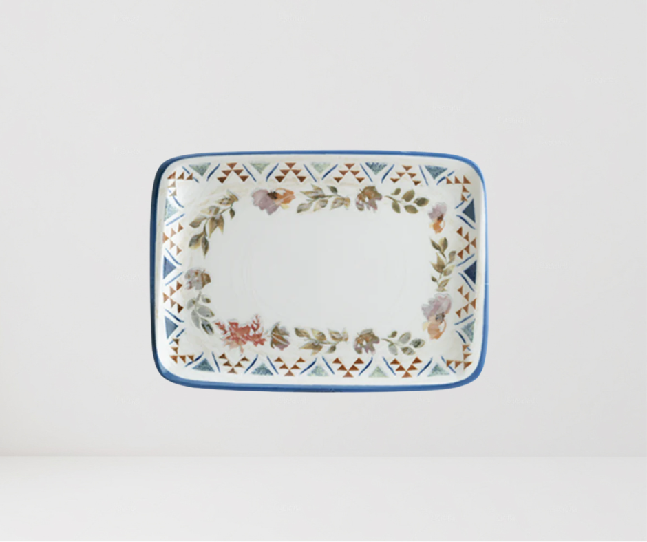 Plato Rectangular Spring Moove 23x16 cm
