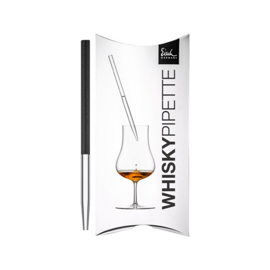 Pipeta, gotero de agua para whisky negro