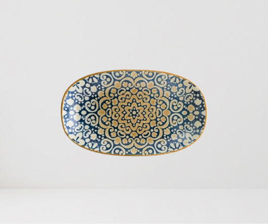 PLATO OVALADO ALHAMBRA 29x17 CM