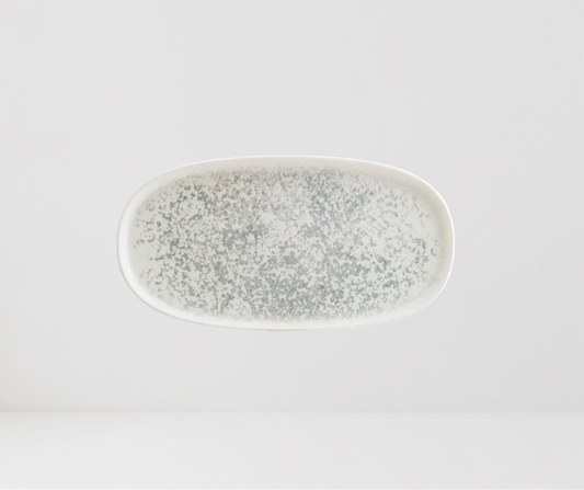 Plato plano ovalado Lunar Ocean 30 cm