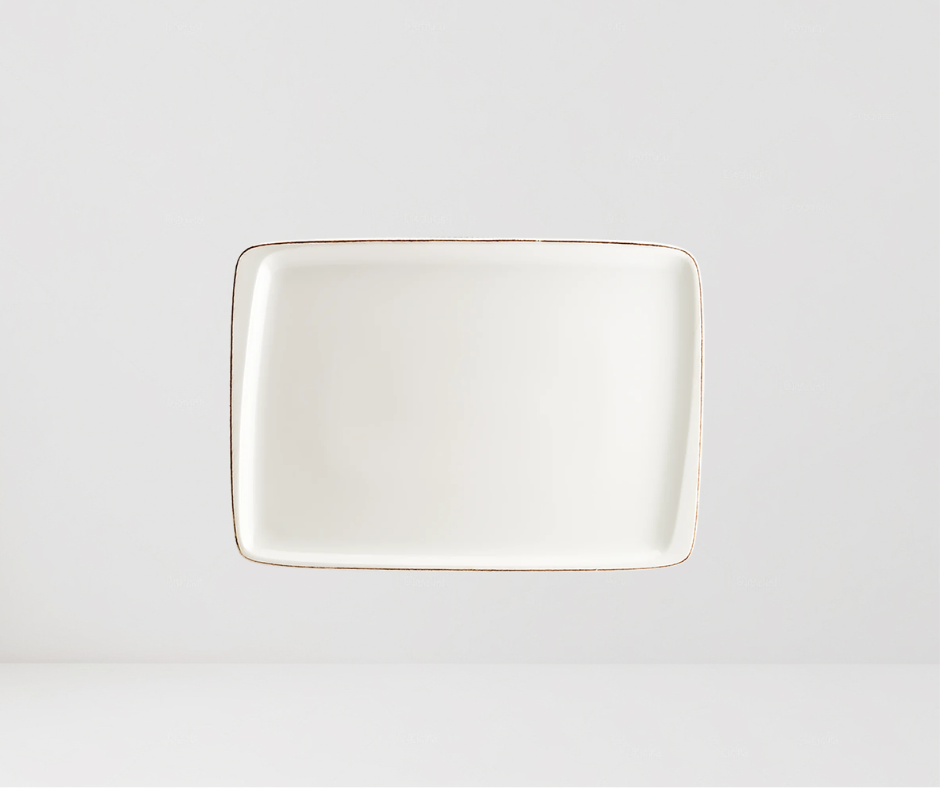 PLATO CUADRADO RETRO BONNA DE 41 CM