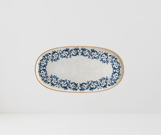 Plato plano ovalado 30 cm, Coleccion Viento