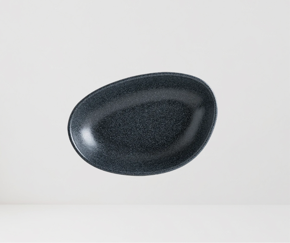 Plato Ovalado Graphite Vago 15x8.5 cm - Colección Graphite