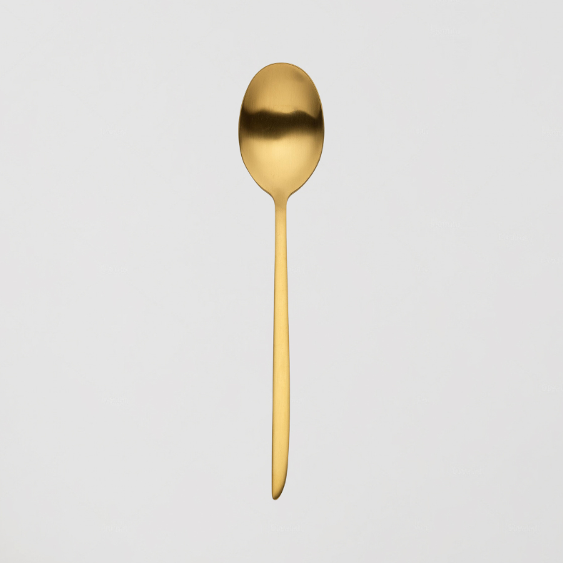 SET DE 12 CUCHARAS DE MESA COLECCIÓN ORCA GOLD