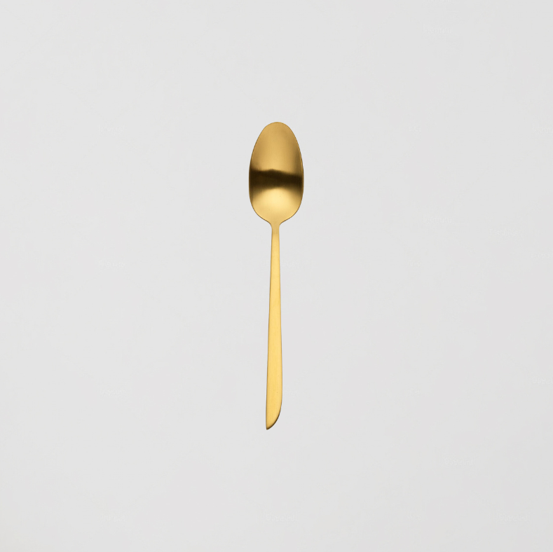 SET DE 12 CUCHARAS DE MOKA COLECCIÓN ORCA GOLD