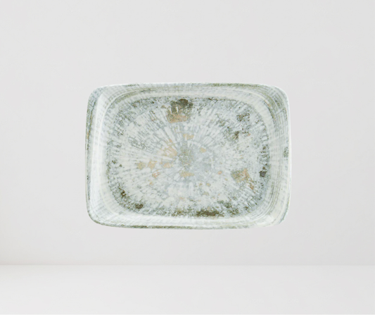 Plato Rectangular Odette Moove Oliva 23x16 cm