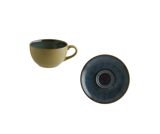 Set Taza de café de 250 cc y Platillo Café 16 cm Sphere Ocean