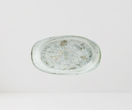 Plato Ovalado Odette Olive Gourmet 15x8.5 cm