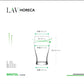 SET DE 12 VASOS BRISTOL LAV 580 ML