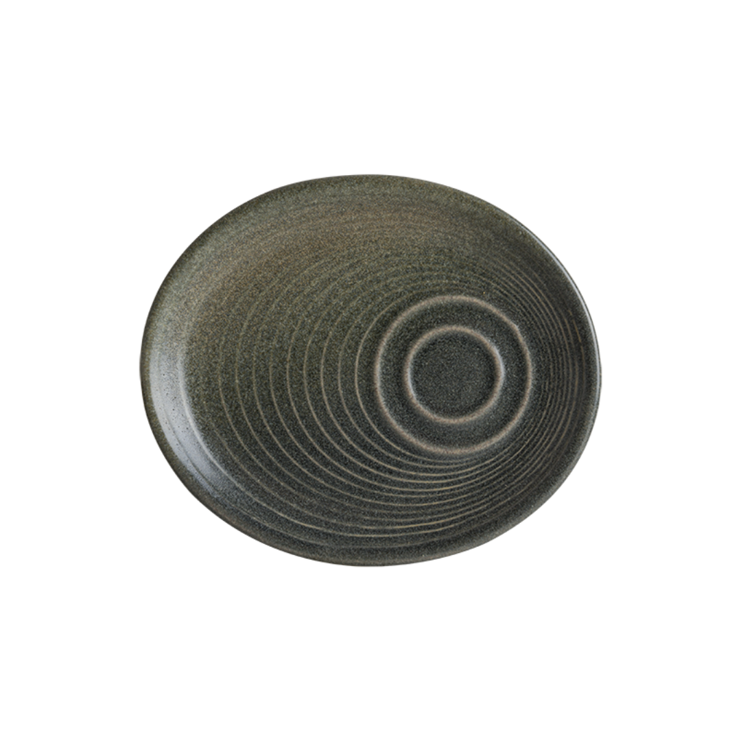 Plato de Desayuno Hornfels Ripple 20x17 cm - Colección Hornfels