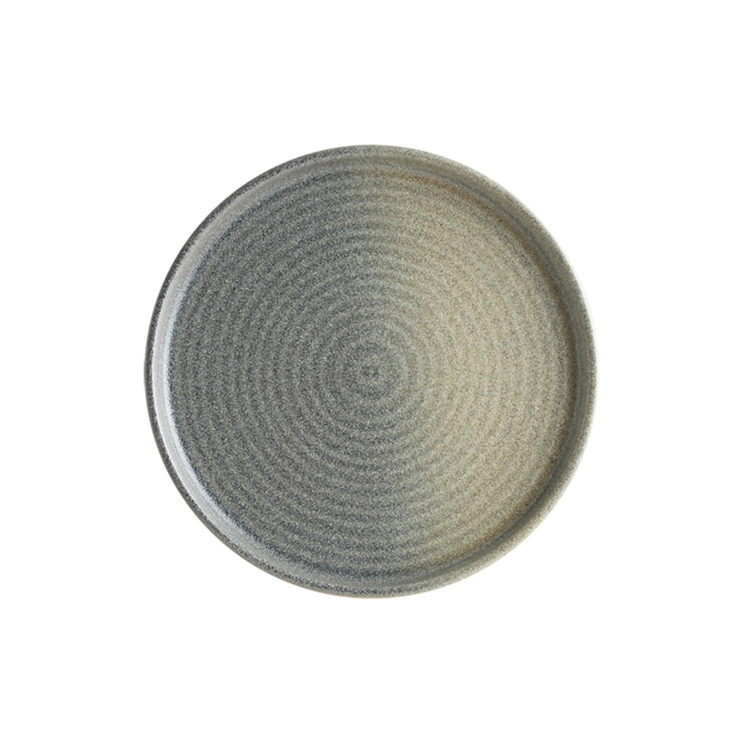 Plato Llano Hornfels Ripple 26 cm - Colección Hornfels