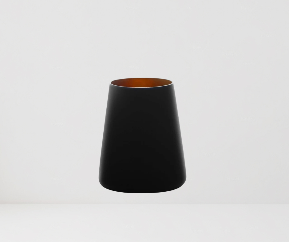 SET DE 6 VASOS POWER NEGRO/BRONZE STOLZLE 380 ML