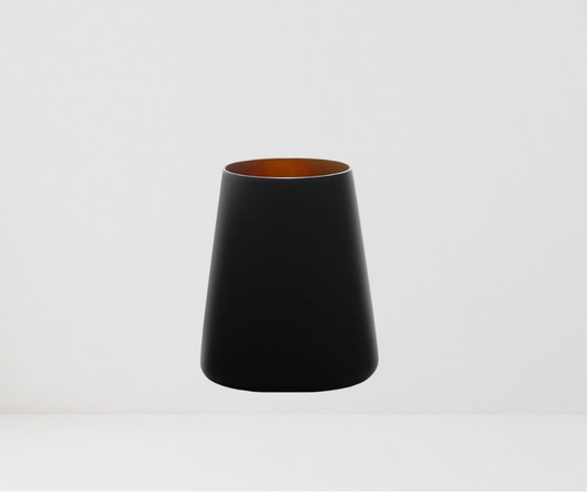 SET DE 6 VASOS POWER NEGRO/BRONZE STOLZLE 380 ML