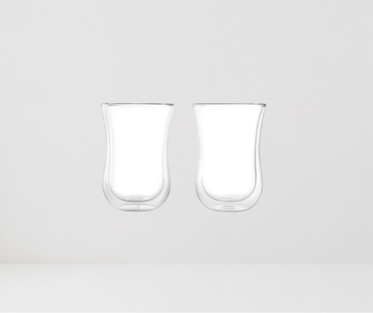 SET DE 2 VASOS DOBLE VIDRIO PARA CAFÉ STOLZLE 23O ML