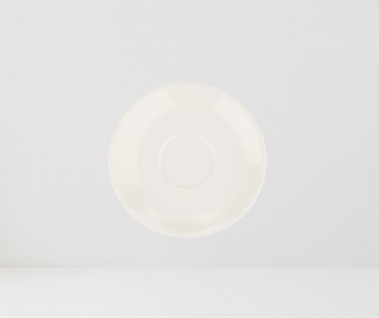 Platillo de Café Gourmet | Porcelana Edge Chip | 12 cm | Apto para Lavavajillas