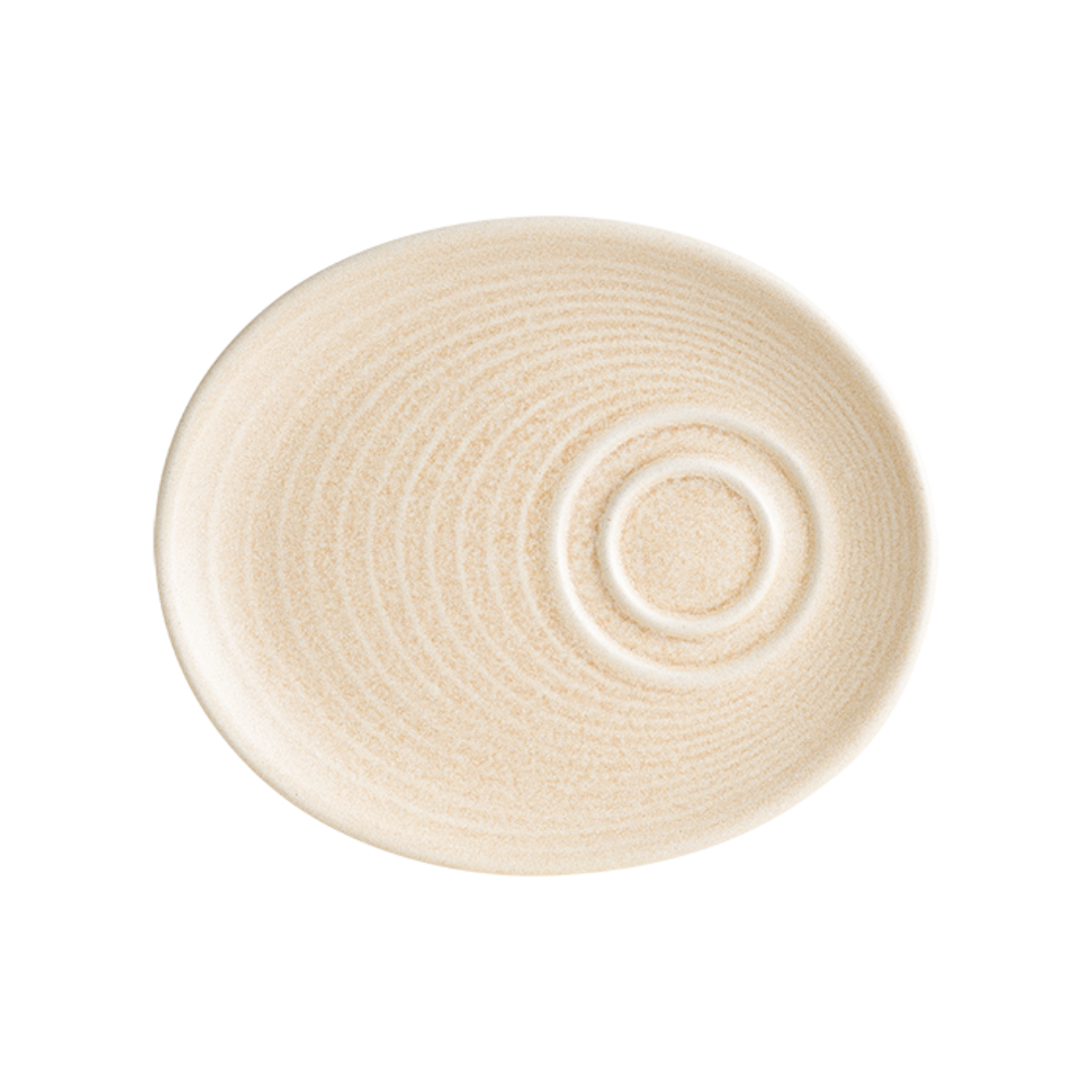 Plato de Desayuno Mirage Ripple 20x17 cm - Colección Mirage