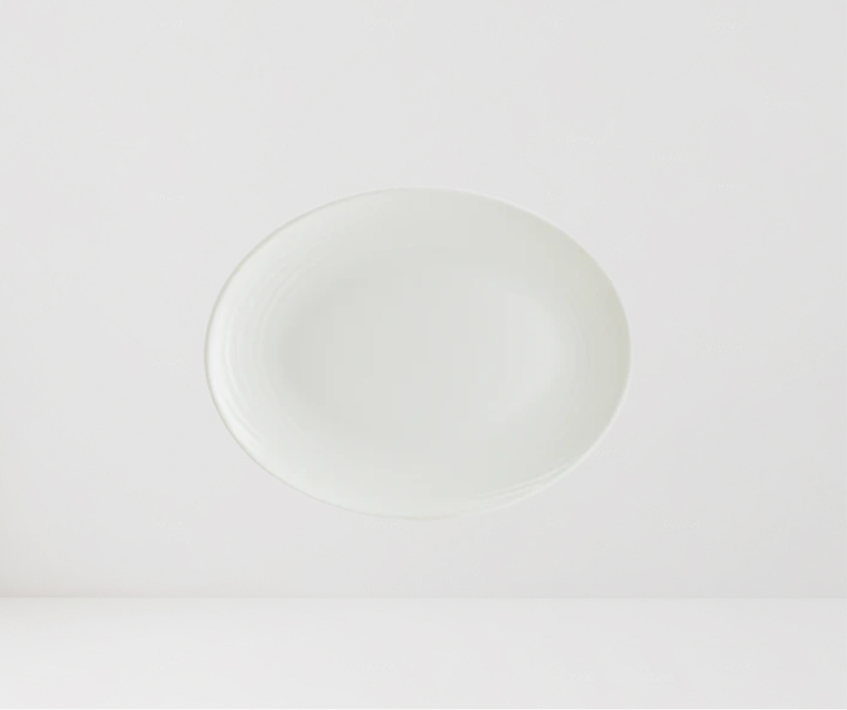 Plato Ovalado Loop Moove 31x24 cm