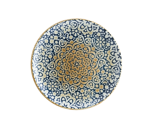 Plato Llano Gourmet Alhambra | Porcelana Edge Chip | 17 cm