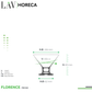 SET DE 12 VASOS FLORENCE LAV 165 ML