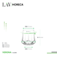 SET DE 12 VASOS VERONA LAV 400 ML