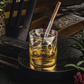 SET DE 2 VASOS DE WHISKY STARGATE GOLD DE CRISTAL EISH CON ORO DE 24K 400 ML