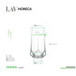 SET DE 12 VASOS LARGO VERONA 460 ML LAV