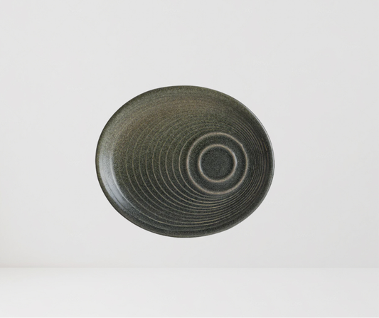 Plato de Desayuno Hornfels Ripple 20x17 cm - Colección Hornfels