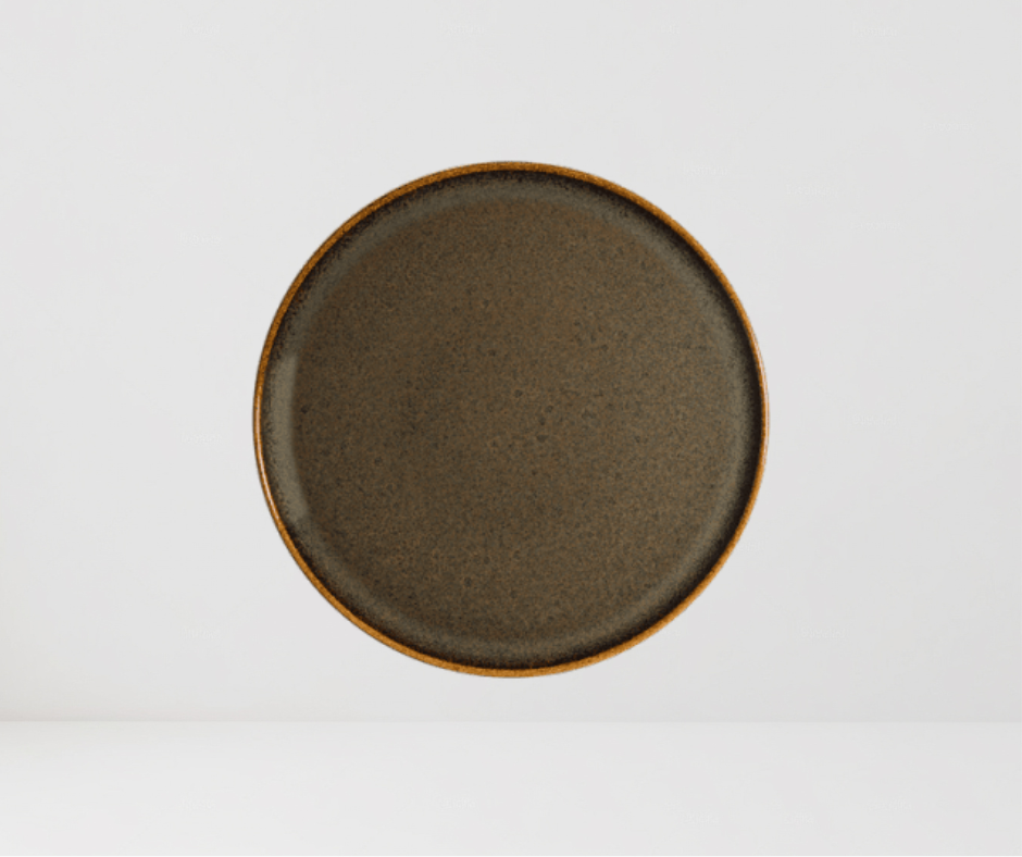 Plato plano de 32 cm, Colección Tierra