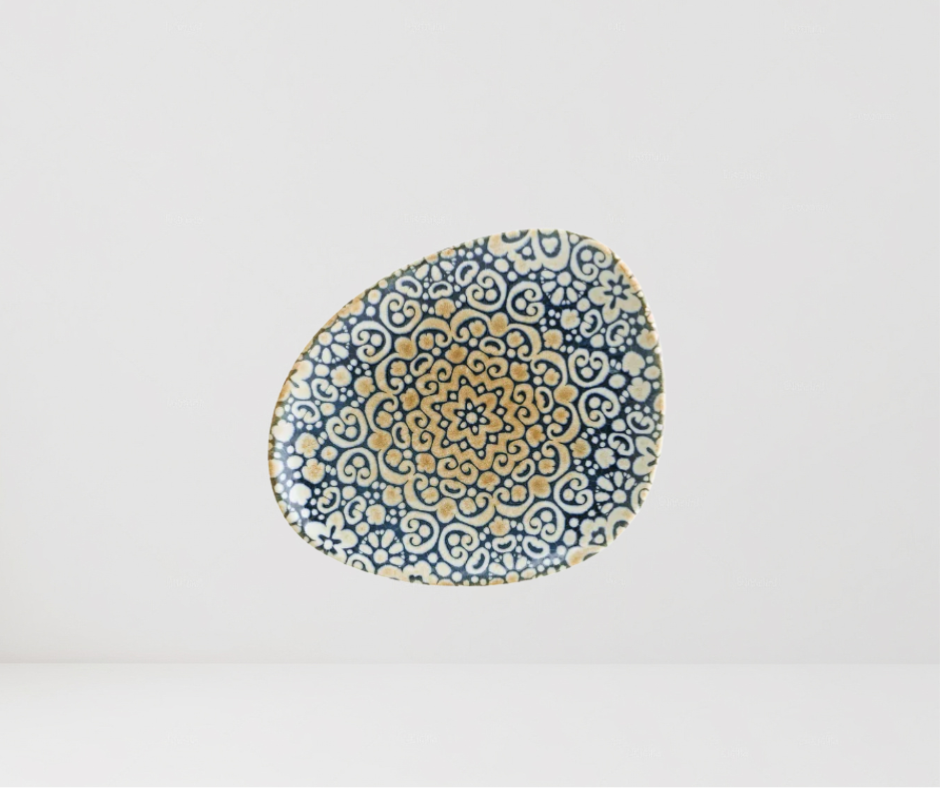 PLATO IRREGULAR ALHAMBRA VAGO 24 CM