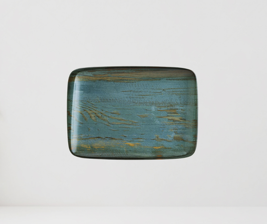 PLATO RECTANGULAR MADERA 34 CM