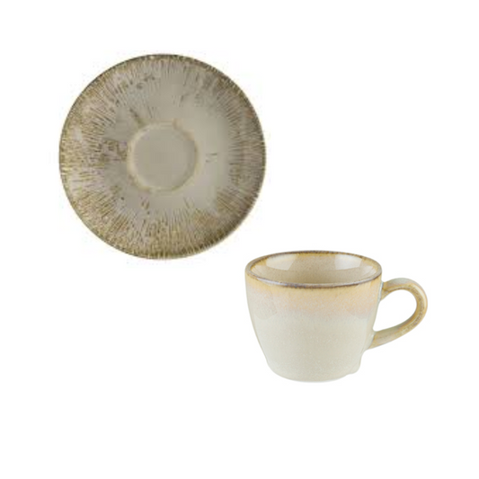 Taza 80 cc y Platillo 12 cm - Colección Rita