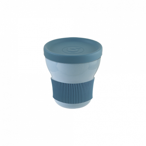 2x1 Taza con tapa de silicona 300 cc.