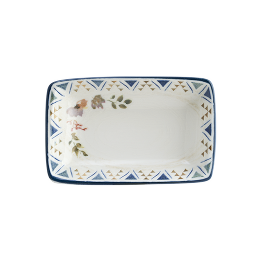 Plato rectangular Spring Moove de 15 x 9 cm