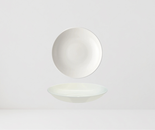 Plato Hondo blanco de 23 cm 1000 cc