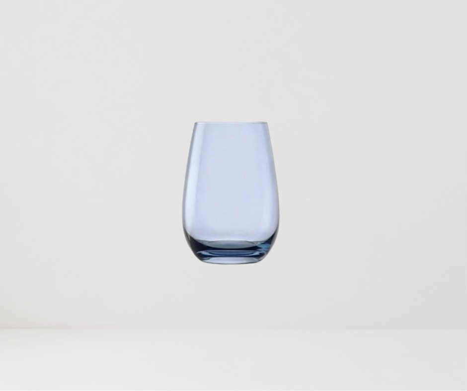 SET DE 6 VASOS AZUL AHUMADO MOD. ELEMENTS STOLZLE 465 ML