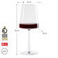 Copa Stölzle Lausitz Experience XL 21 L para Vino Tinto