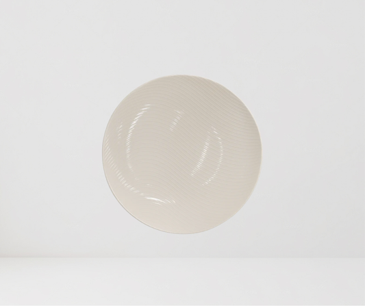 Plato Llano Gourmet Vainilla | Porcelana 27 cm