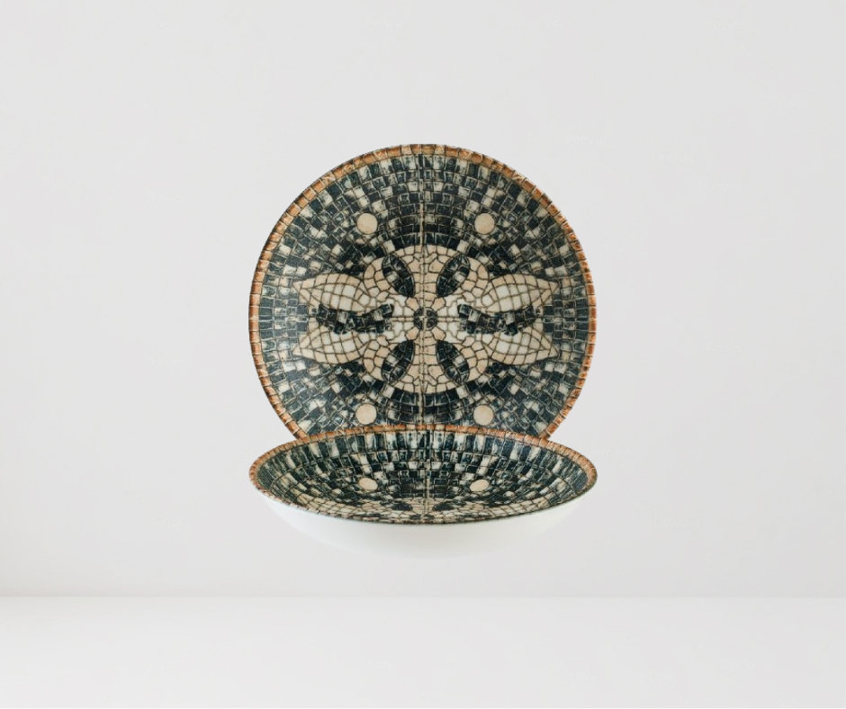 Plato hondo 23 cm 1000 cc Mesopotamia