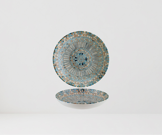 Plato hondo 23 cm 1000 cc, Coleccion Luca Mosaic